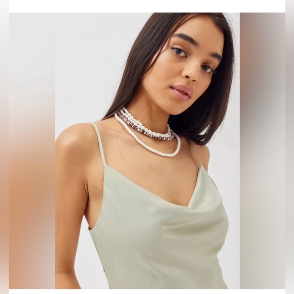 Urban outfitters  Light Green Slip Dress - Picture 4 of 7